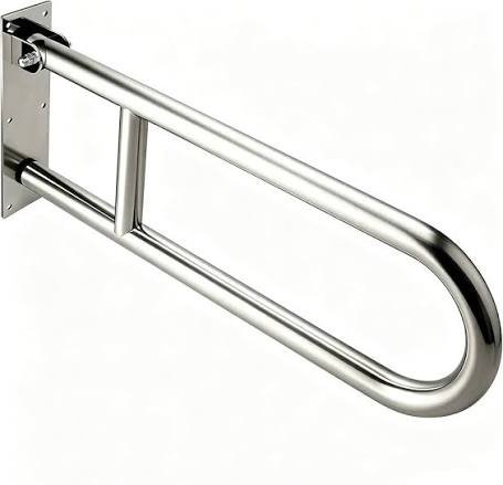 Wall-Mounted Stainless Steel Safety Grab Bar
